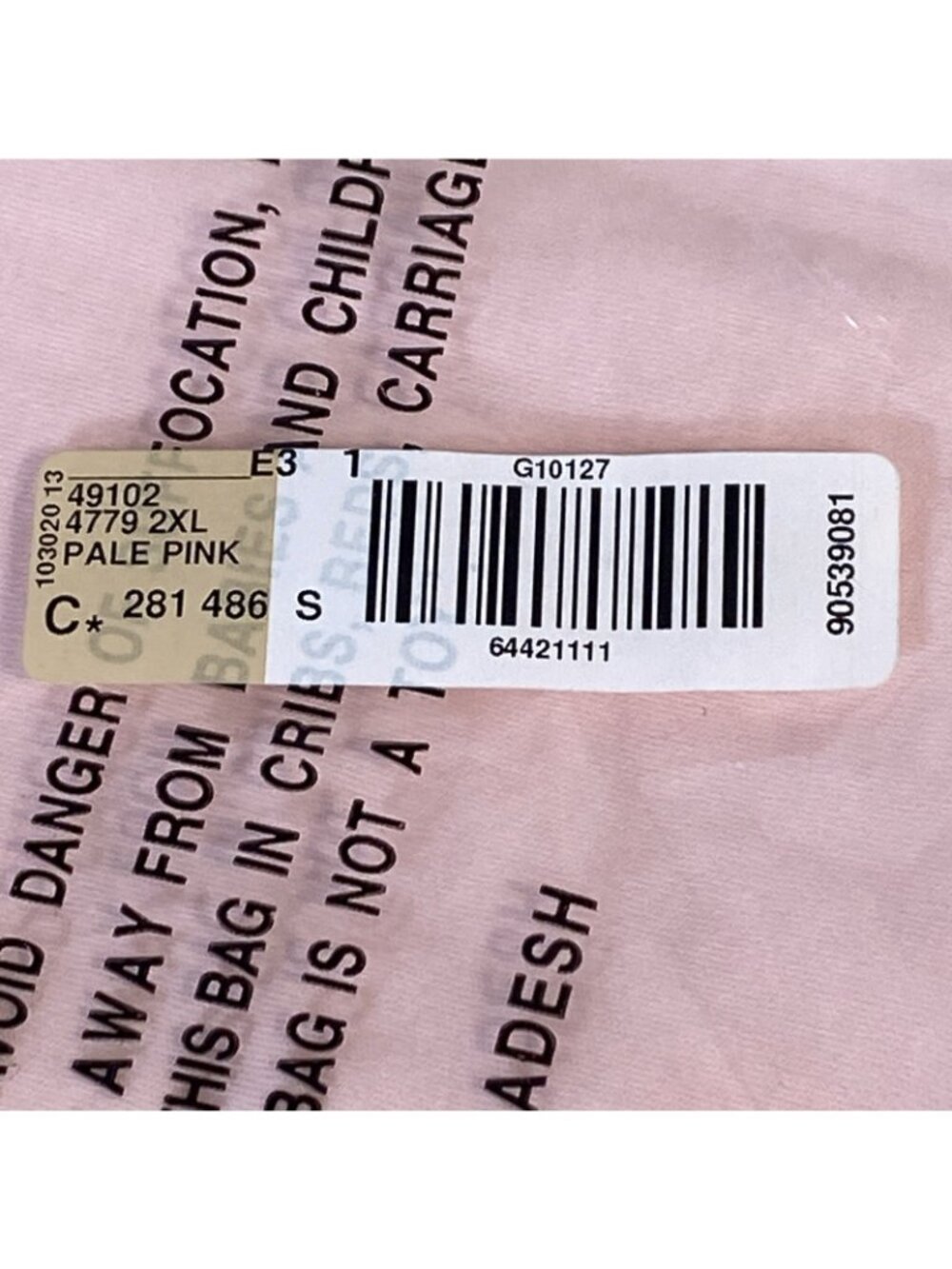 NEW SEALED Blair Brand Pale Pink 2XL Short Sleeve Womens Jewel Neck Pullover Top - Picture 4 of 4